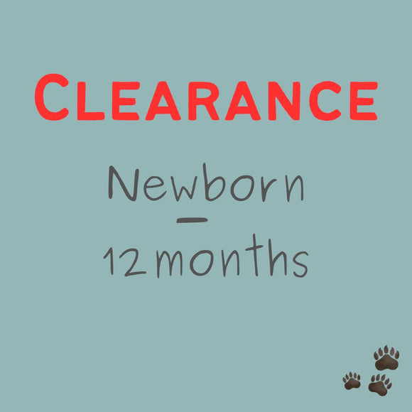 CLEARANCE - Newborn - 12 Months