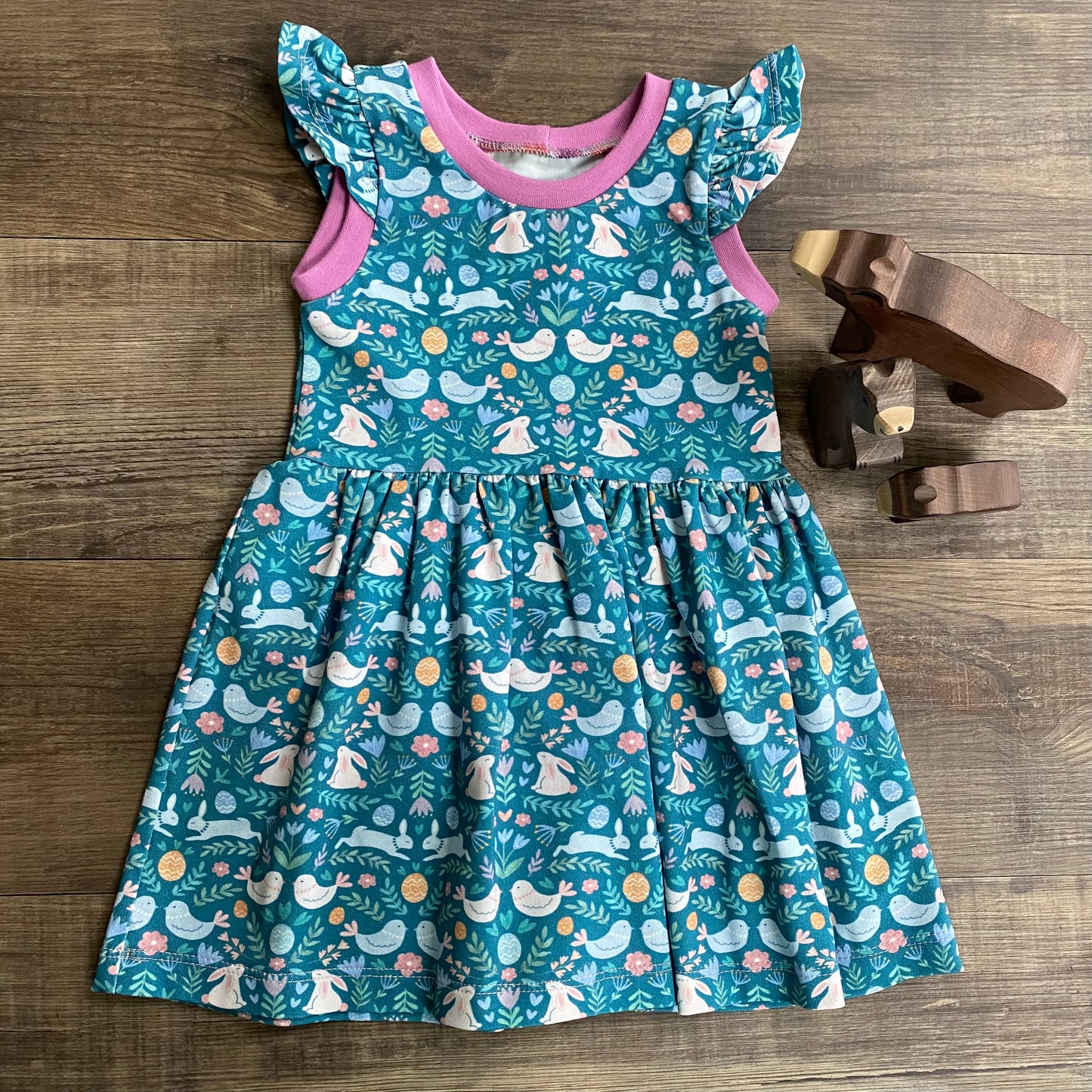 Easter Folk - everyday dress - 12-18m