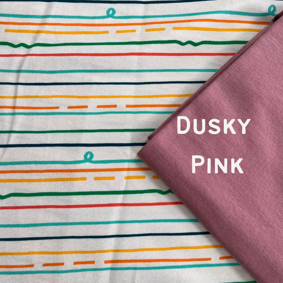 Natural Stripes - Warmer Fabric - Reversible Hooded Cardi