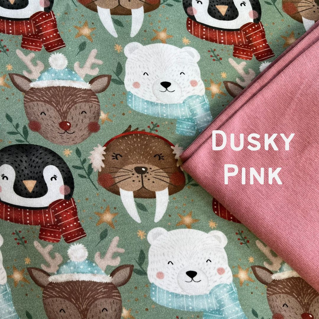 Winter Animals - Warmer Fabric - Big Kid Playsuit