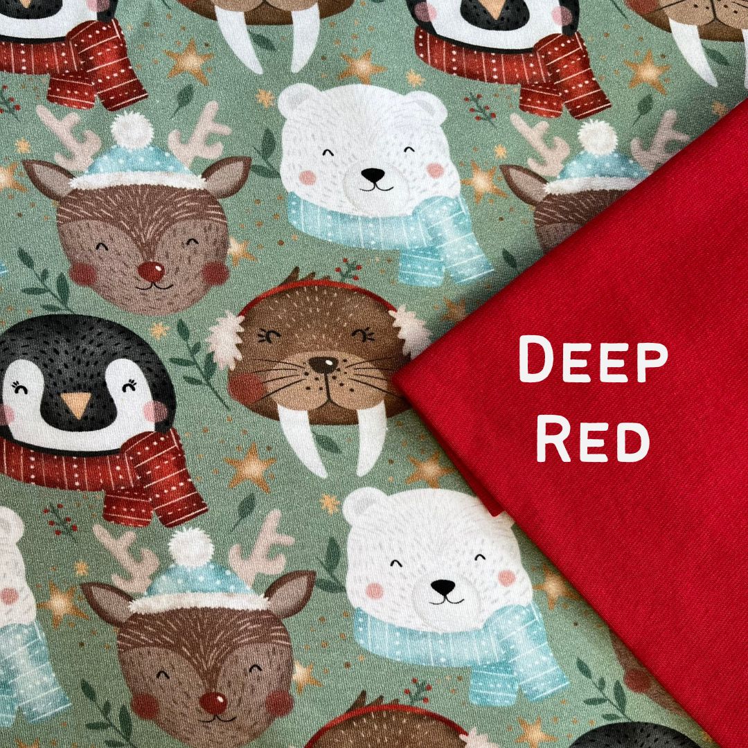 Winter Animals - Warmer Fabric - Big Kid Playsuit