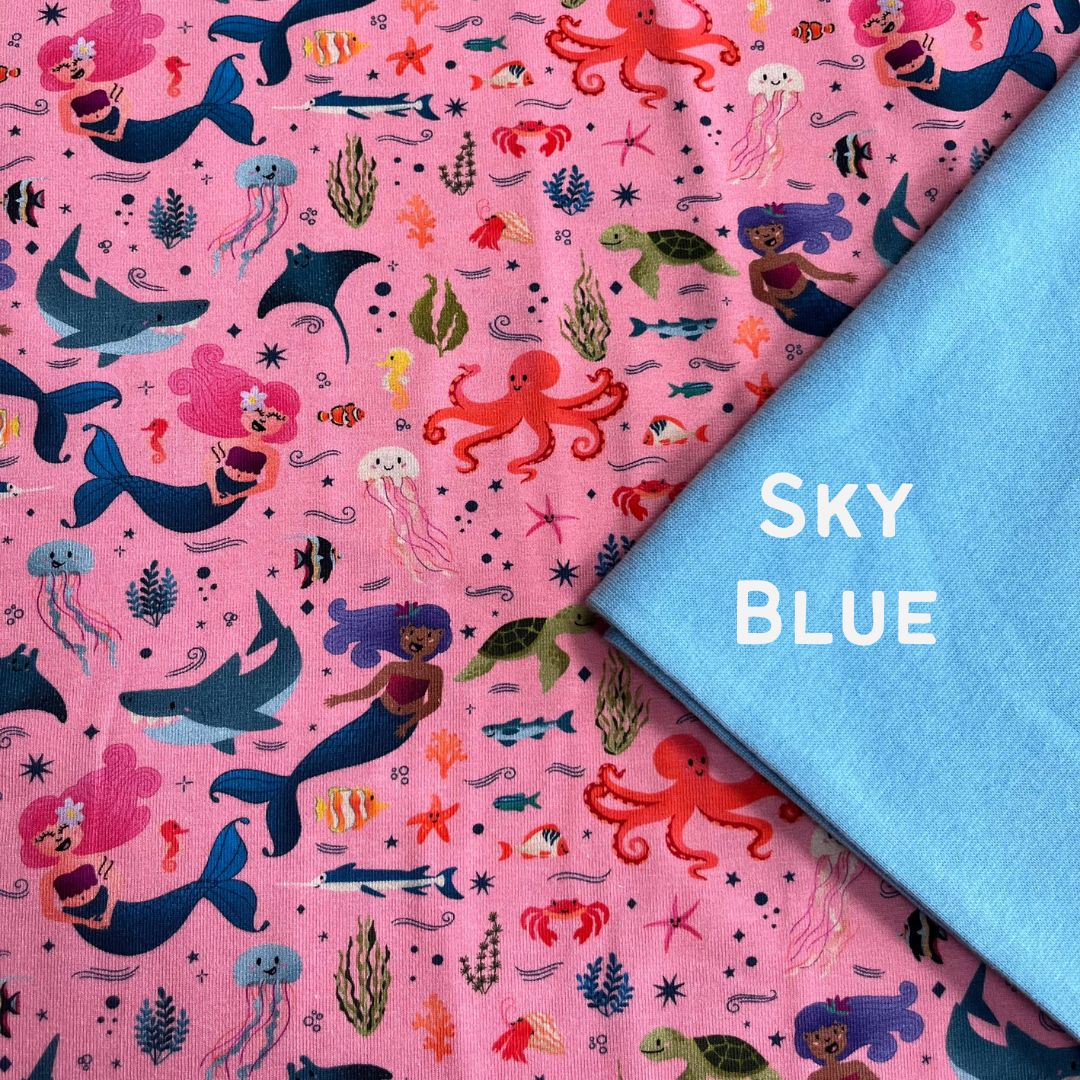 Mermaids - Pink - Big Kid Playsuit