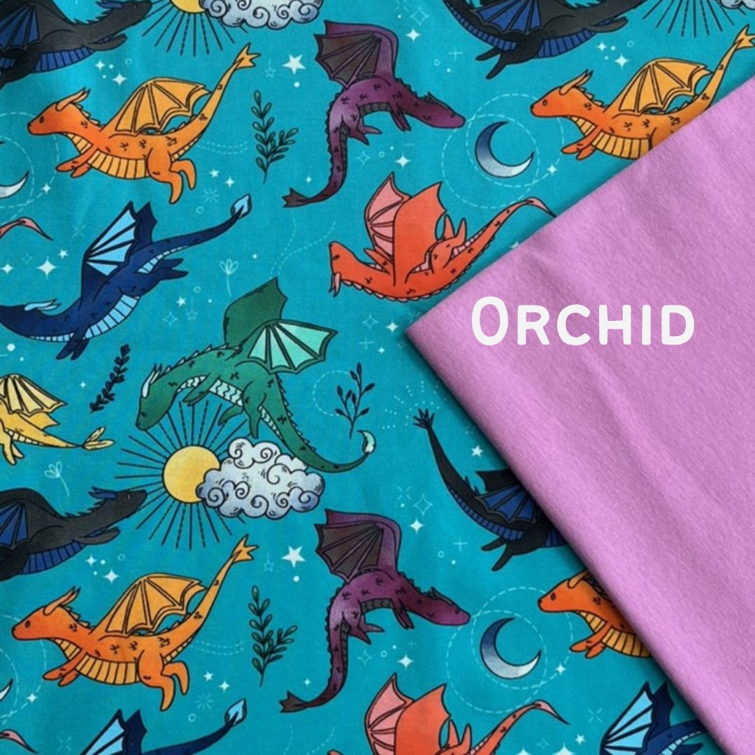 Dragons - Tropical - Easy Change Babygrow