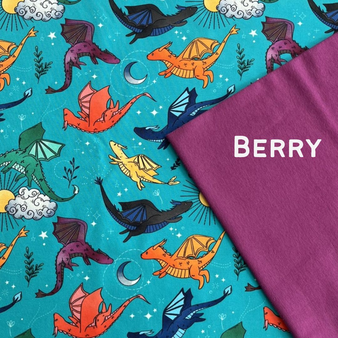 Dragons - Tropical - Easy Change Babygrow