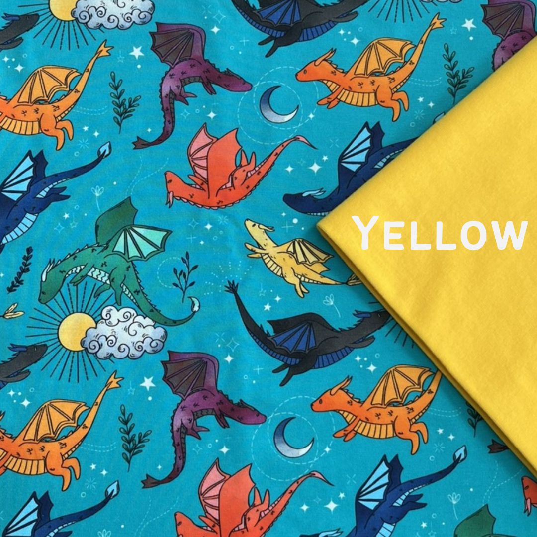 Dragons - Tropical - Easy Change Babygrow