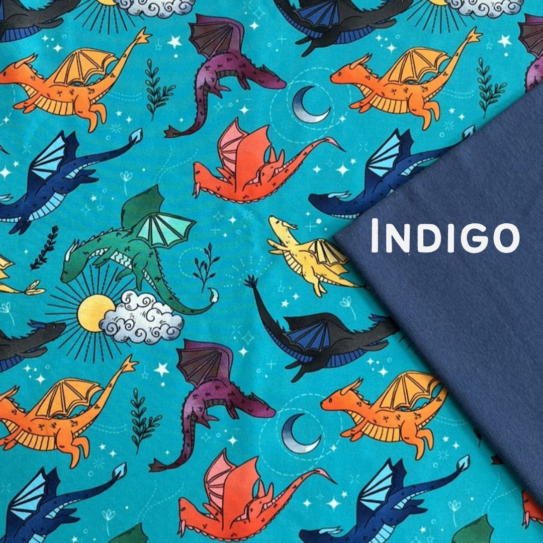 Dragons - Tropical - Easy Change Babygrow