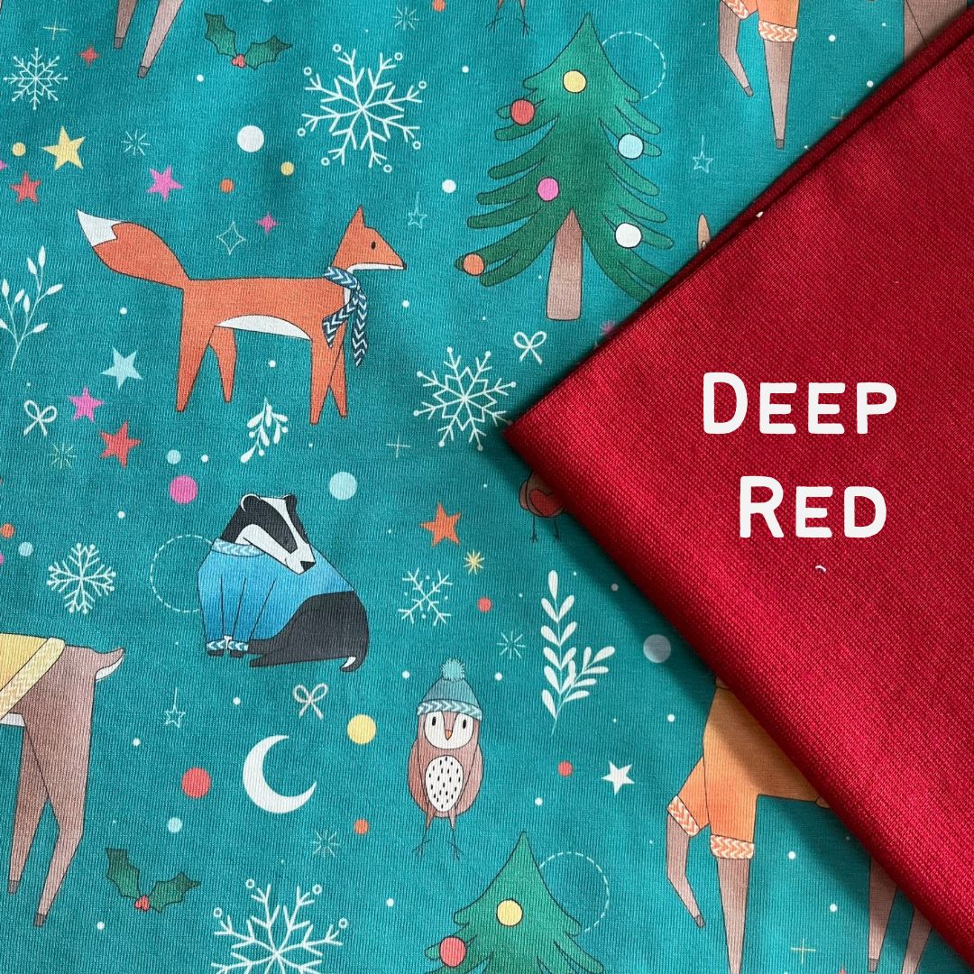 Christmas Friends - Green - Popper Down Romper