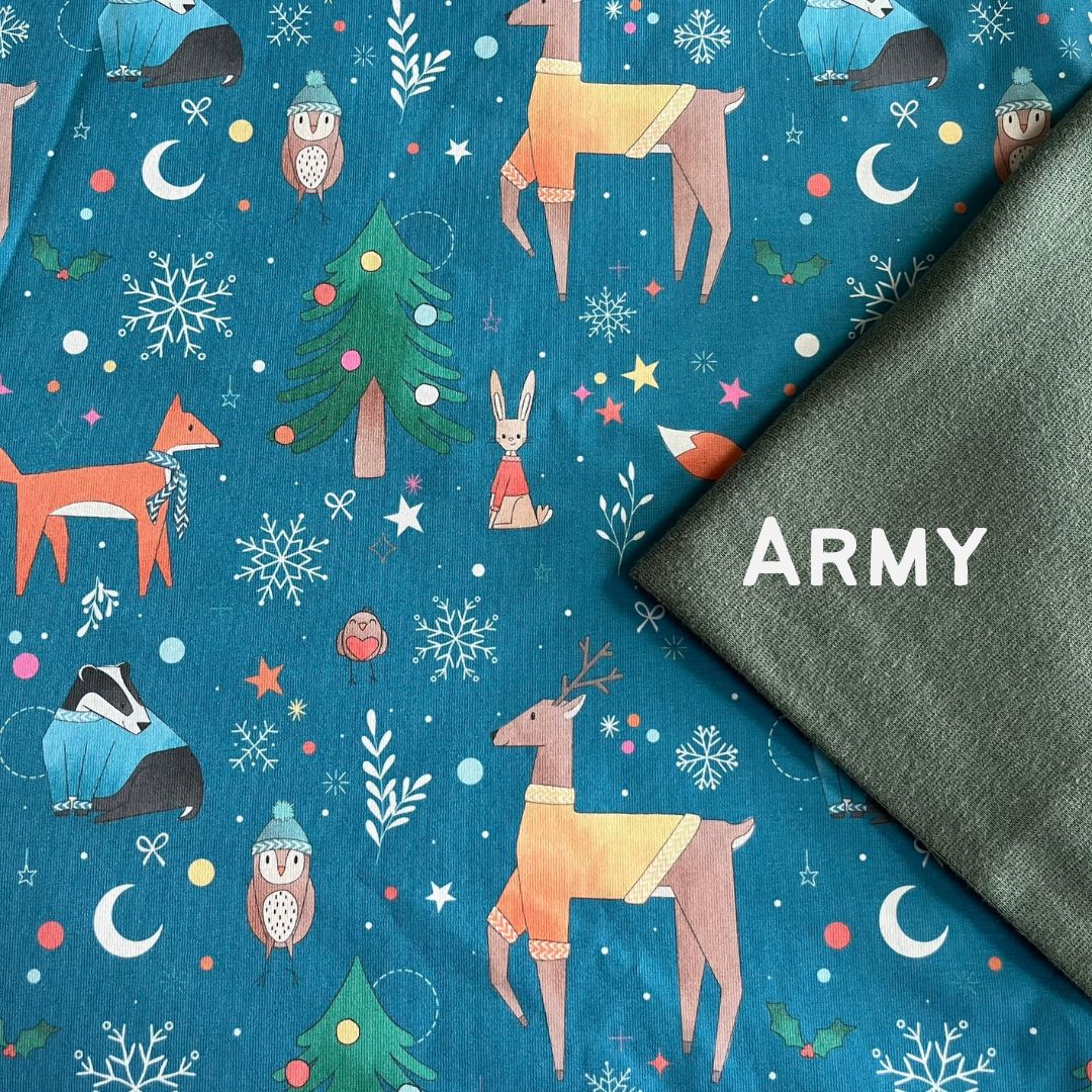 Christmas Friends - Blue - Explorer Shorts