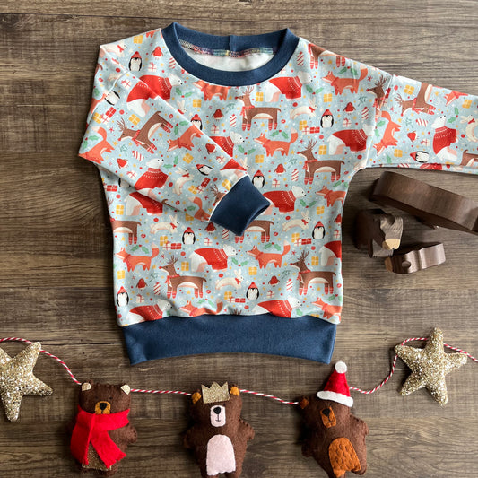 Christmas jumpers - ready to post - 12-18m