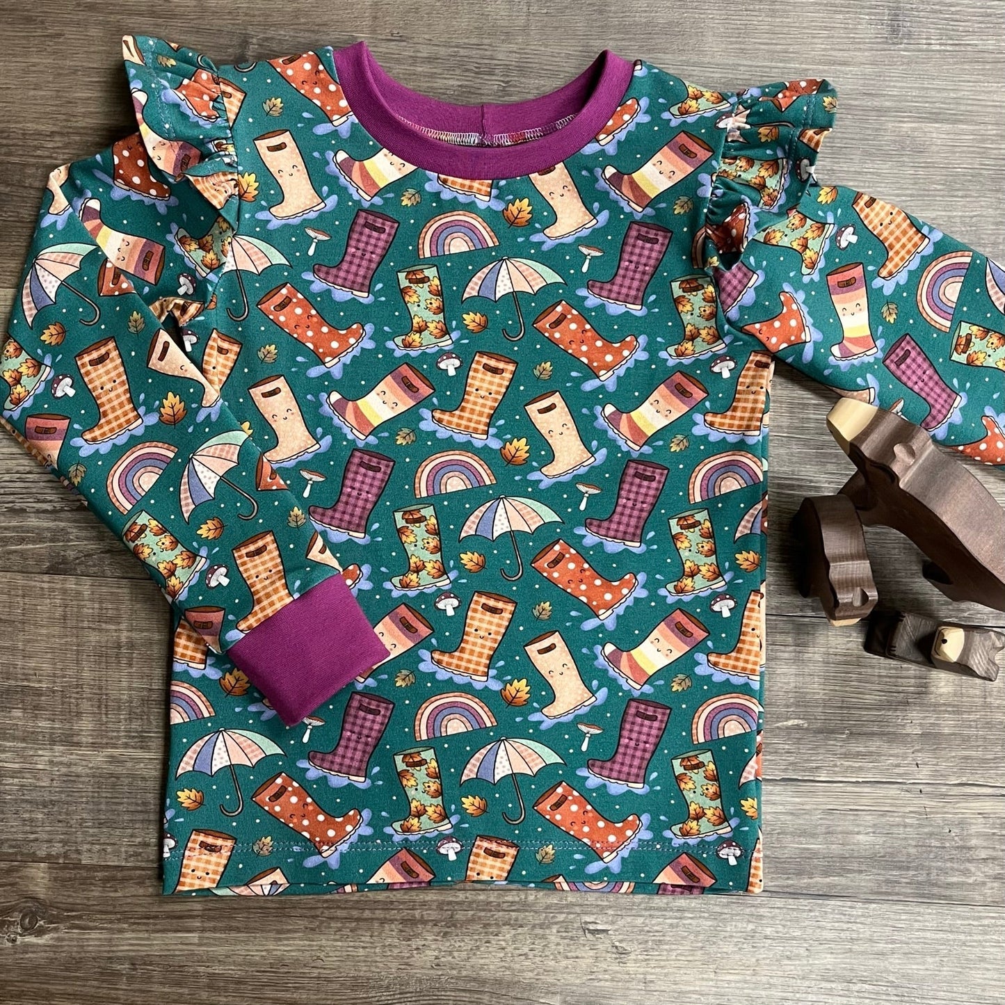 Rainbow Floral - Long Sleeve T-Shirts