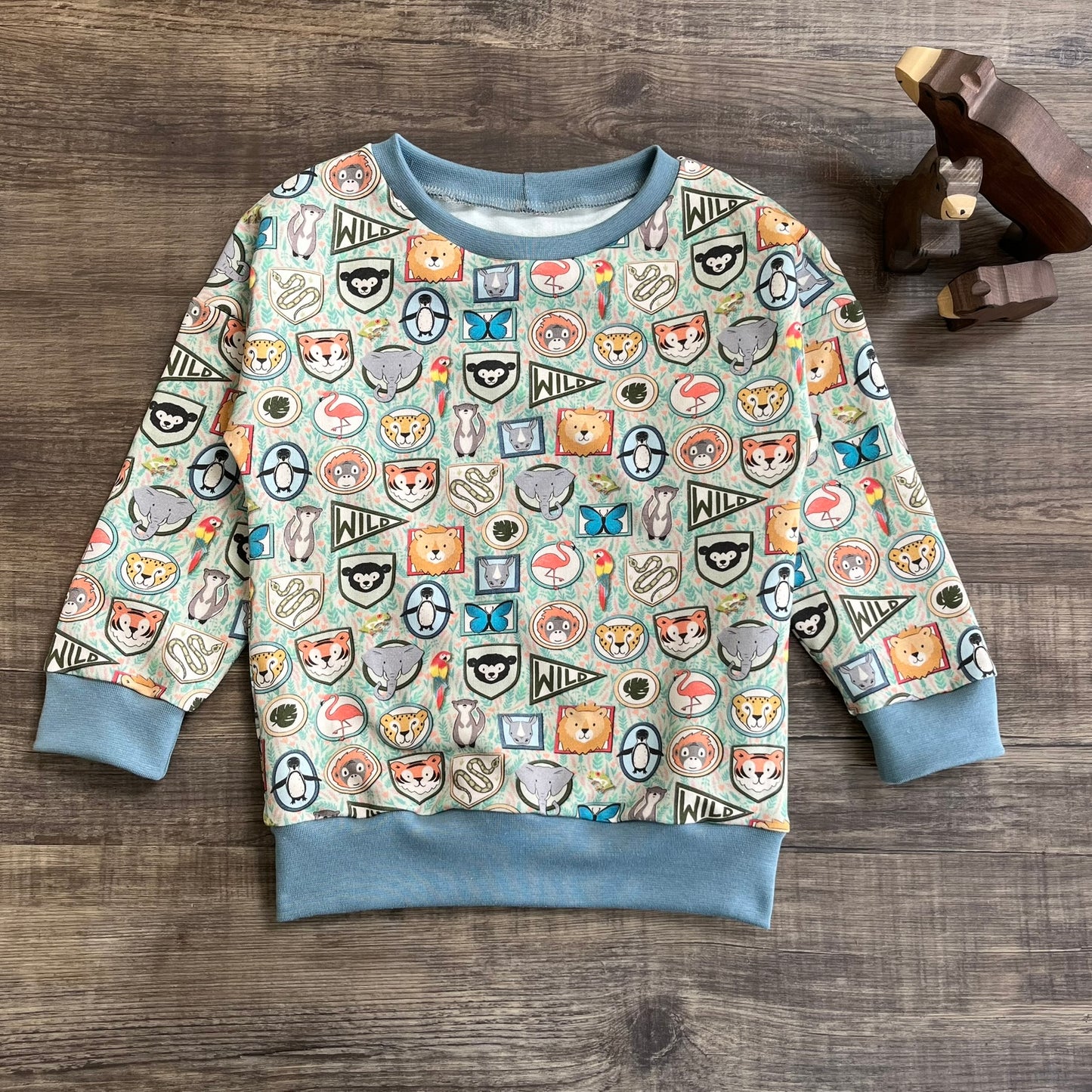 Wild Thing Slouchy Sleeve Jumper - Ready to Post
