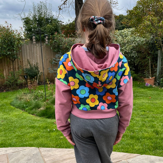 Big Kids Cropped Hoodie