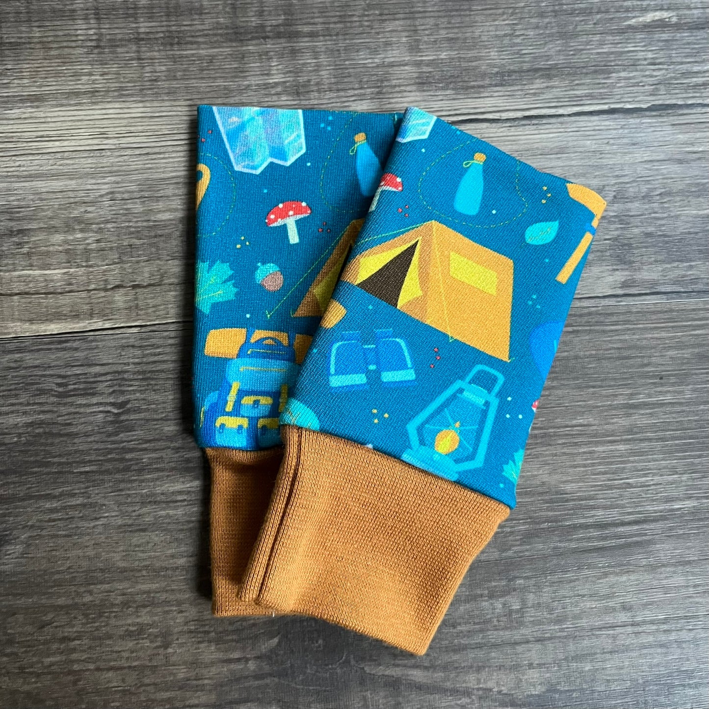 Wrist Warmers (warmer fabrics) - 1-3 Years - ready to post