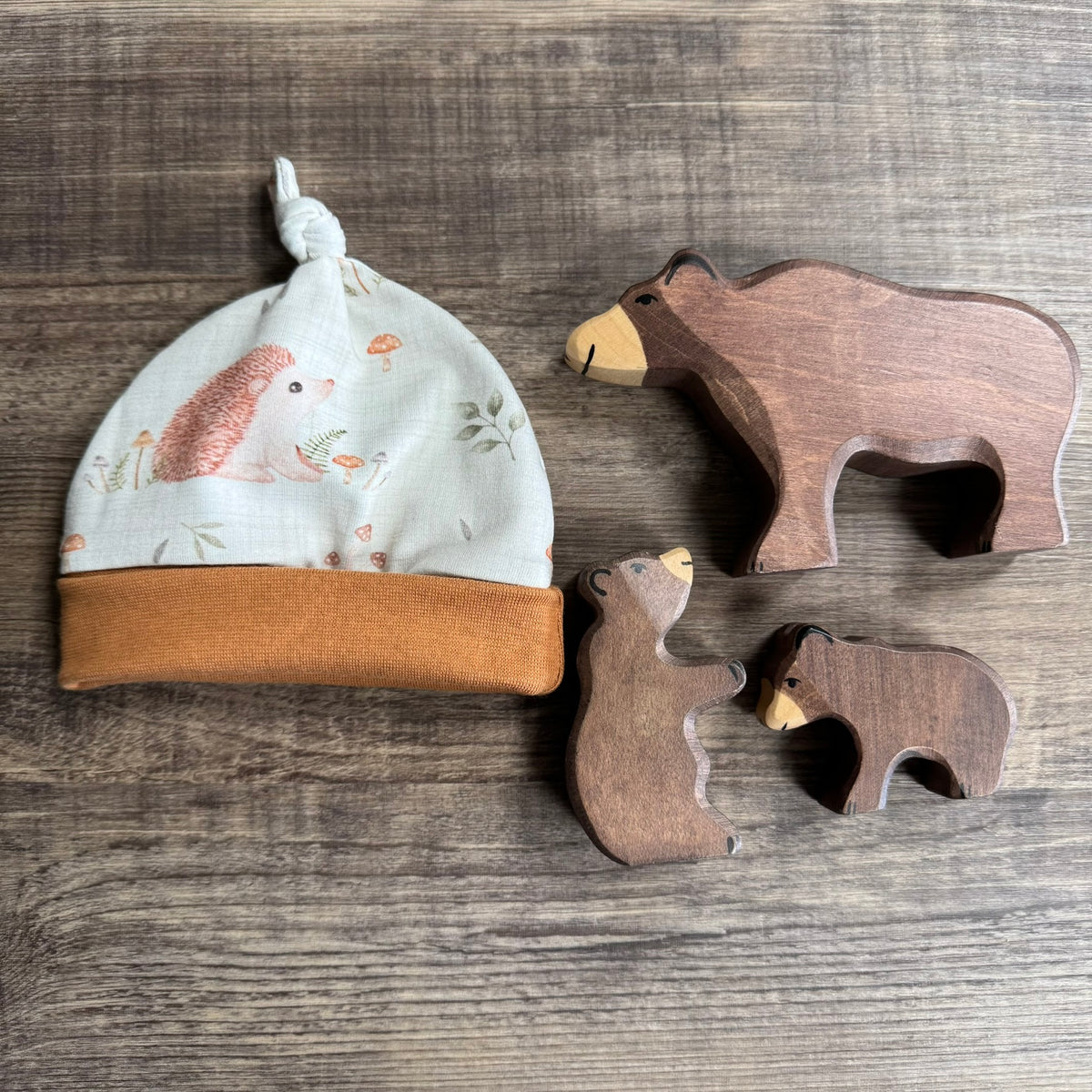 Hedgie - Knotted Baby Hats - Ready to Post