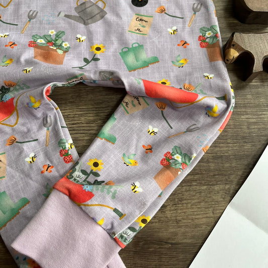 Gardening Time - Pull Up Romper - Ready to Post