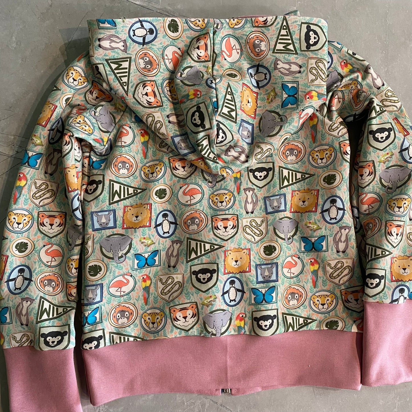 Happy Hearts - Warmer Fabric - Zip Up Jacket