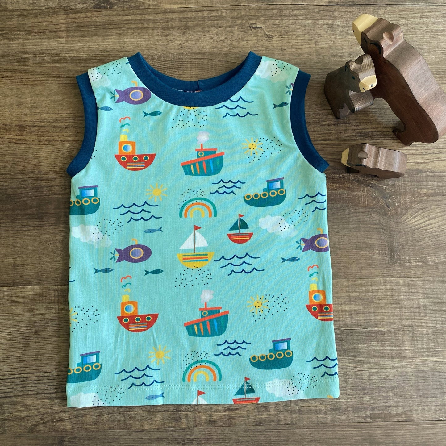 Midnight Stripes - Warmer Fabric - Vest