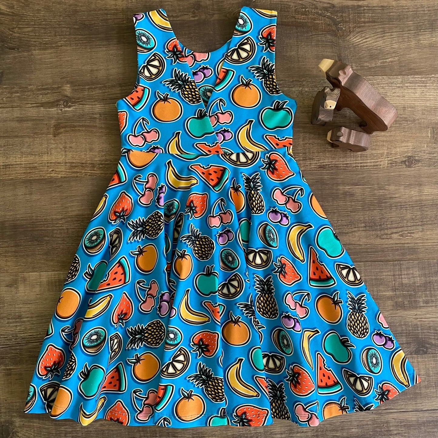 Winter Animals - V Back Dress