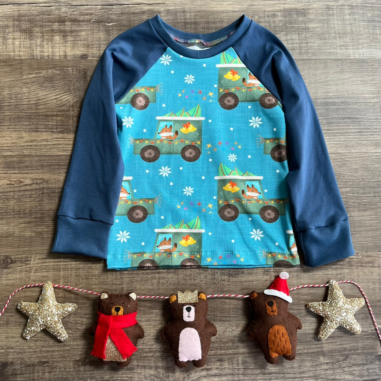 Christmas Fox - Lounging Set - Ready To Post
