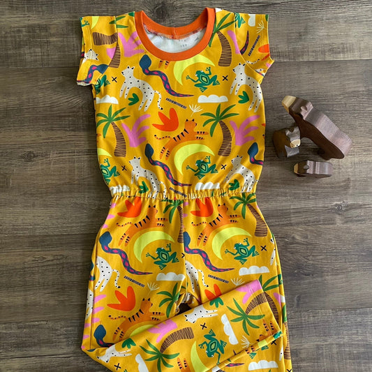 Christmas Friends - Green - Big Kid Playsuit
