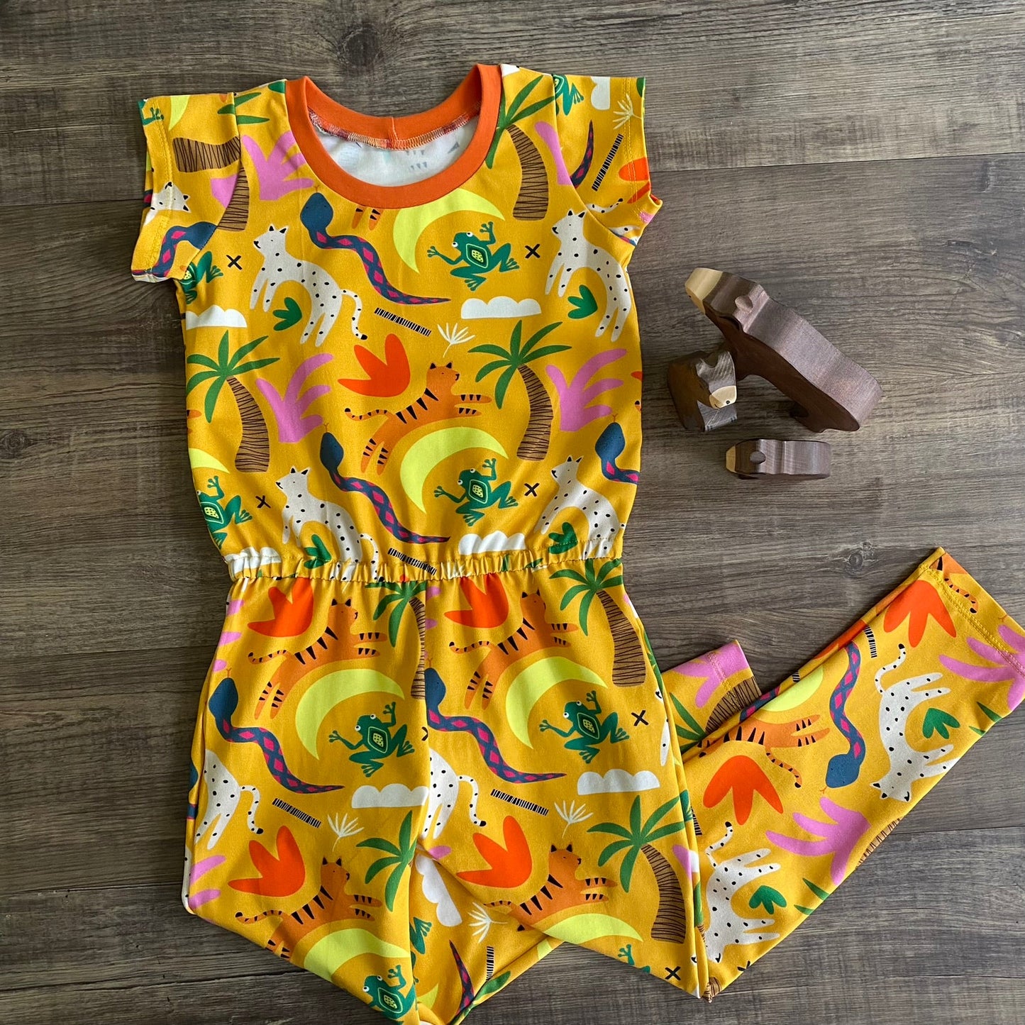 Winter Animals - Warmer Fabric - Big Kid Playsuit