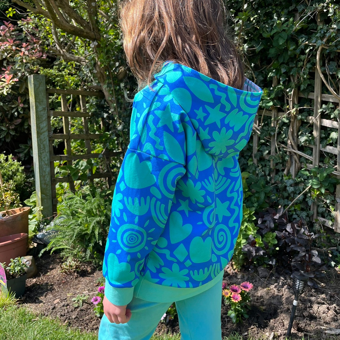 Beach Days - Slouchy Sleeve Hoodie - Ready to Post