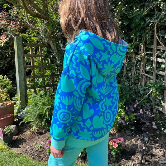 Beach Days - Slouchy Sleeve Hoodie - Ready to Post