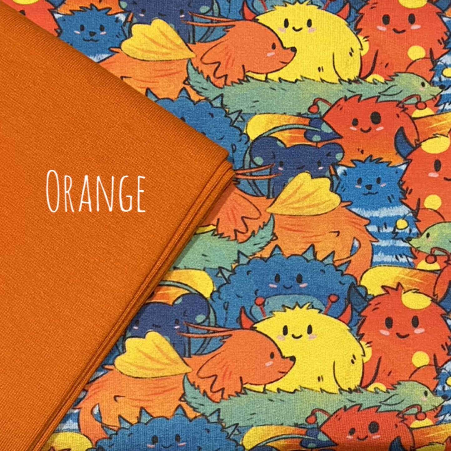 Little Monsters - Red - Easy Change Babygrow