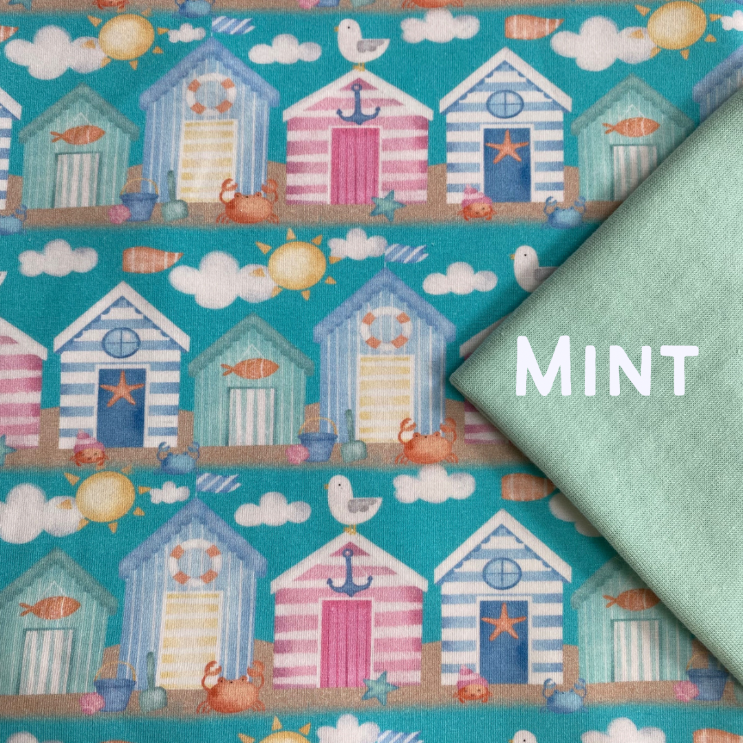 Beach Huts - Zip Up Coverall