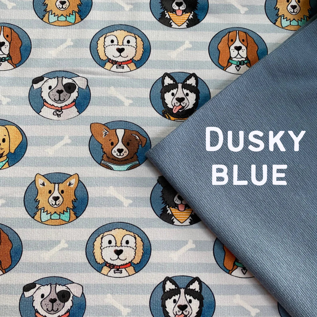 Dog Pals - Warmer Fabric - All in One Babygrow