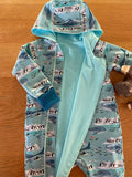 Puddle Ducks - Long Zip Up Coverall