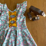 Forest Friends - Bow Back Dress