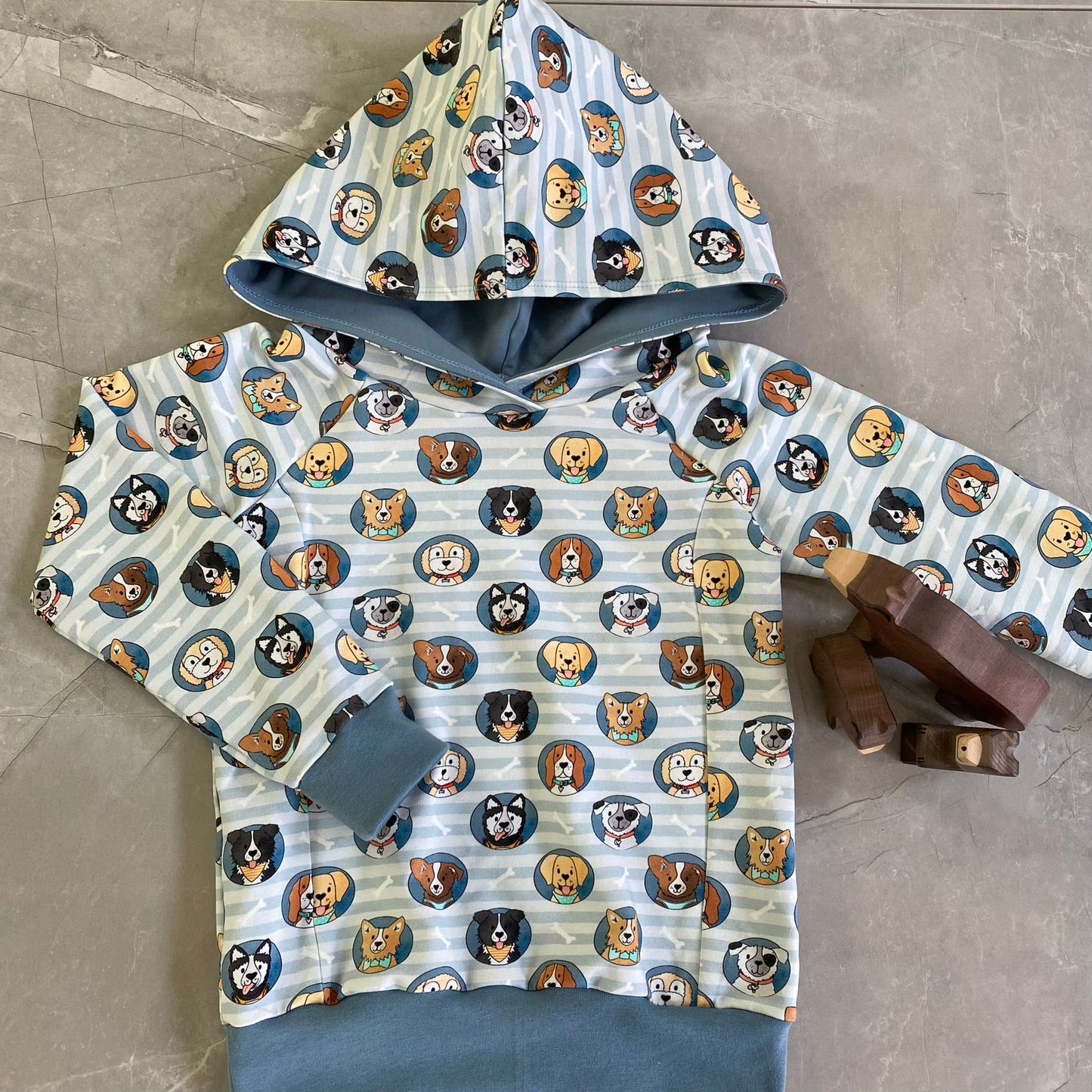 Happy Hearts - Warmer Fabric - Hoodie