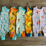 Fried Eggs - Pick and Mix Pull Up Romper