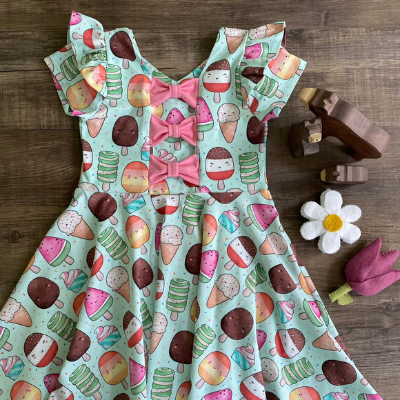 Watermelons - Bow Back Dress