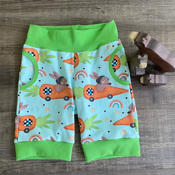 Sleepy Sloths - Warmer Fabric - Knee Shorts