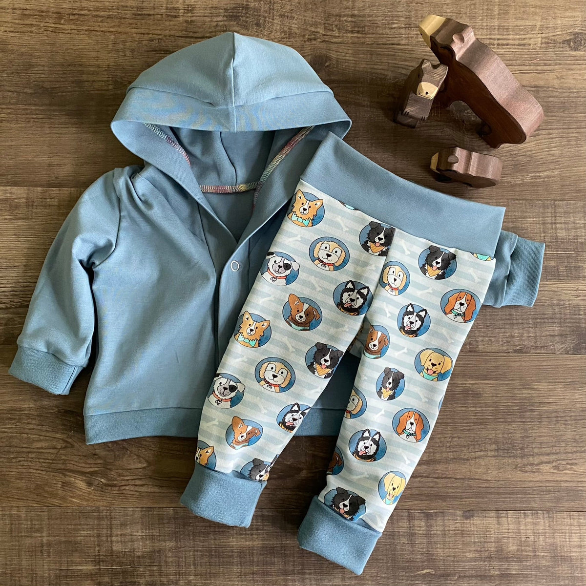 Sleepy Sloths - Warmer Fabric - Hooded Cardi