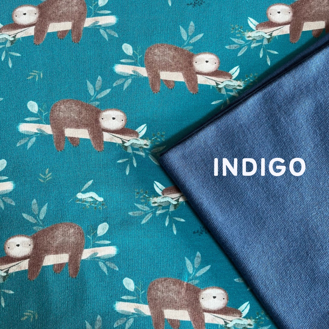 Sleepy Sloths - Warmer Fabric - Easy Change Babygrow
