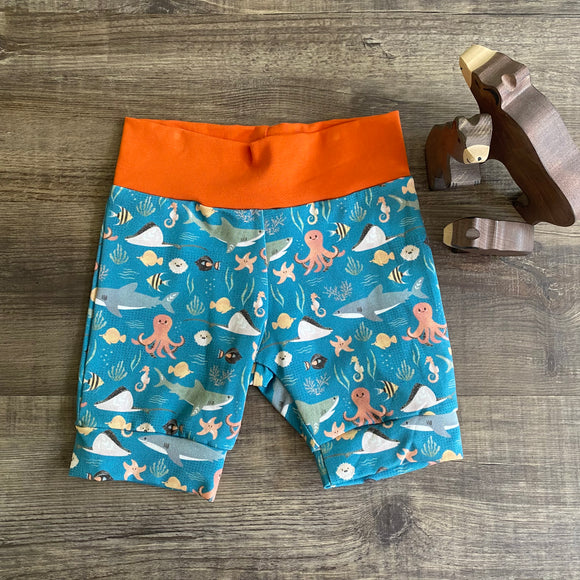 Under The Sea - Knee Shorts - Ready to Post