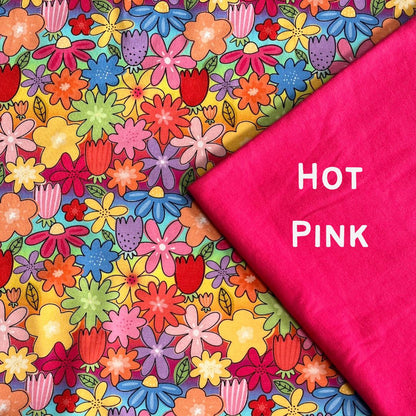 Rainbow Floral - Cuff Trousers