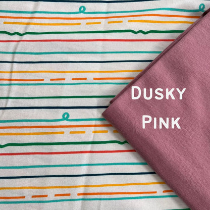 Natural Stripes - Warmer Fabric - Big Kid Playsuit