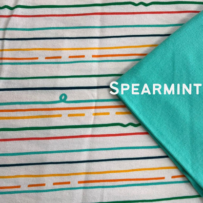 Natural Stripes - Warmer Fabric - Shortie Shorts