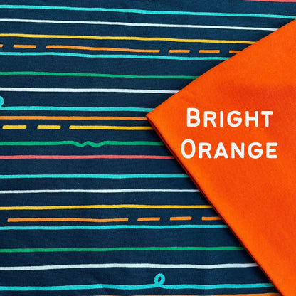 Midnight Stripes - Warmer Fabric - Skirt