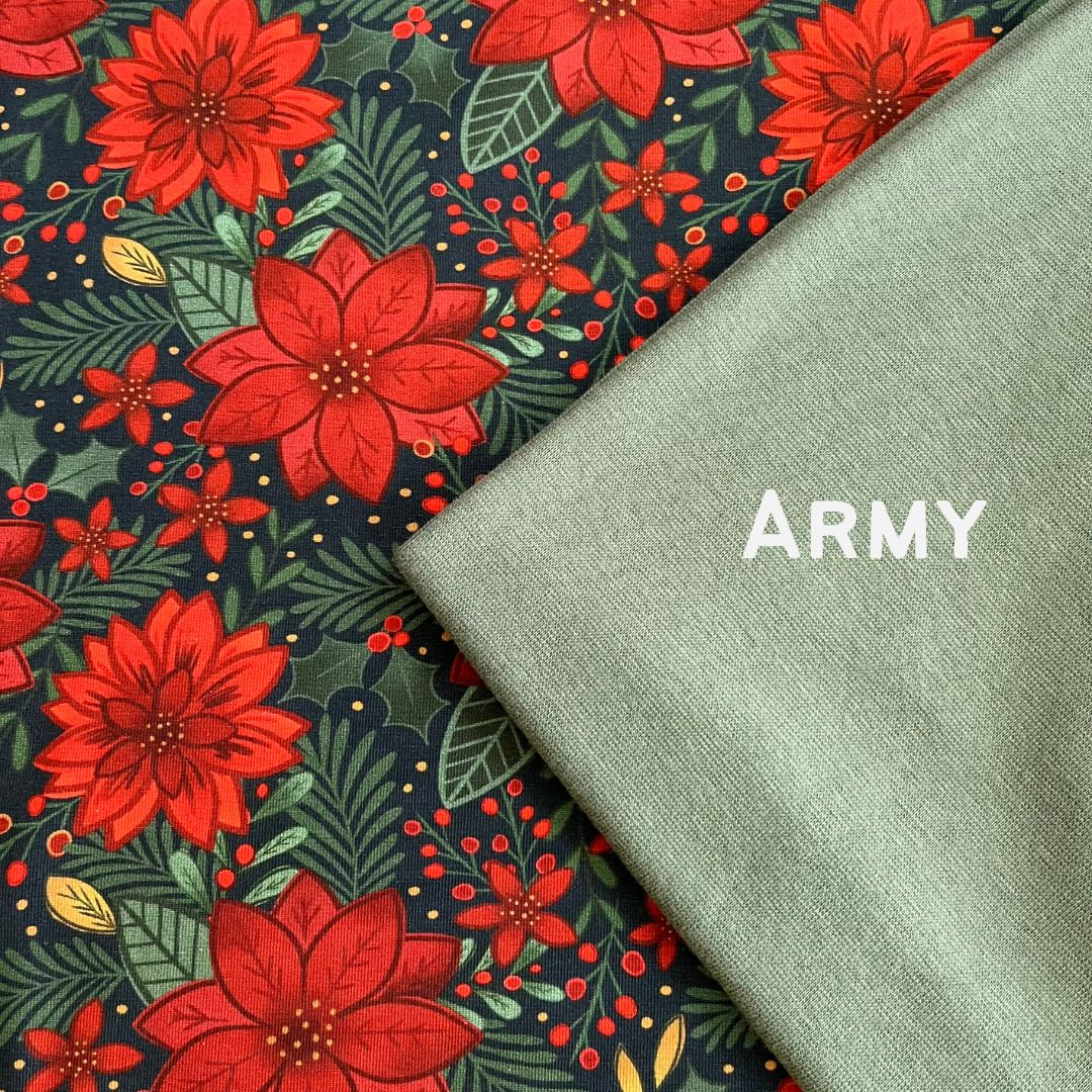 Poinsettias - Bow Back Dress