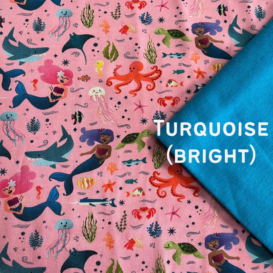 Mermaids - Pink - Knee Shorts