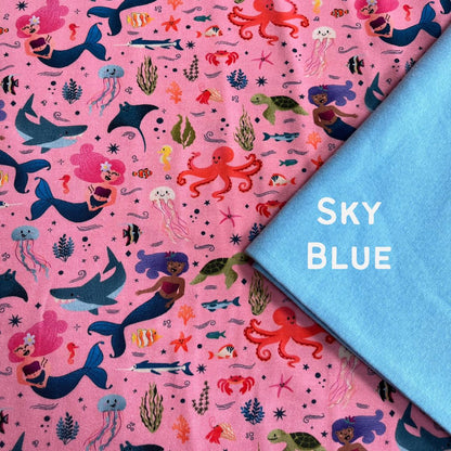 Mermaids - Pink - Pick and Mix Pull Up Romper