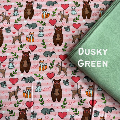Forest Friends - Warmer Fabric - All in One Babygrow