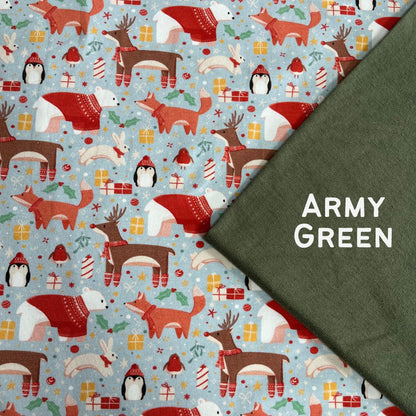 Christmas Woodland - Light - Dolman Tee