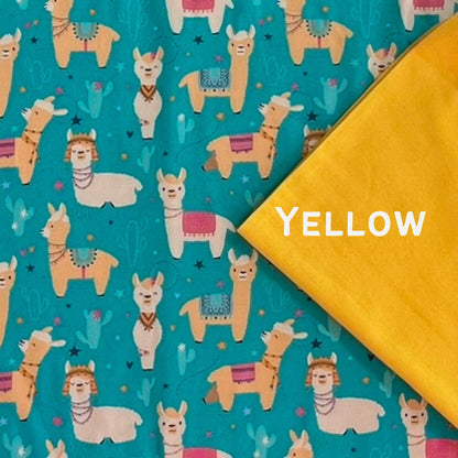 Happy Alpacas - Long Zip Up Snug-Alls