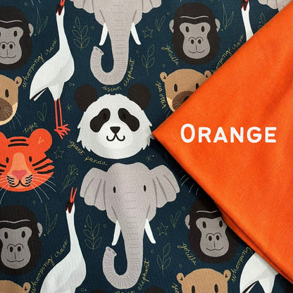 Animals - Warmer Fabric - Long Zip Up Snug-Alls